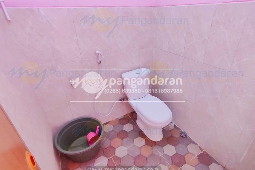    Tampilan Kamar Mandi Pondok Mega Marine Pangandaran